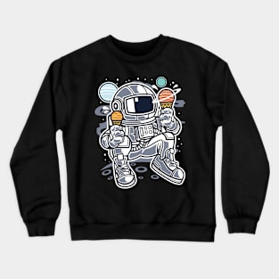 Astronaut Ice-Cream Crewneck Sweatshirt